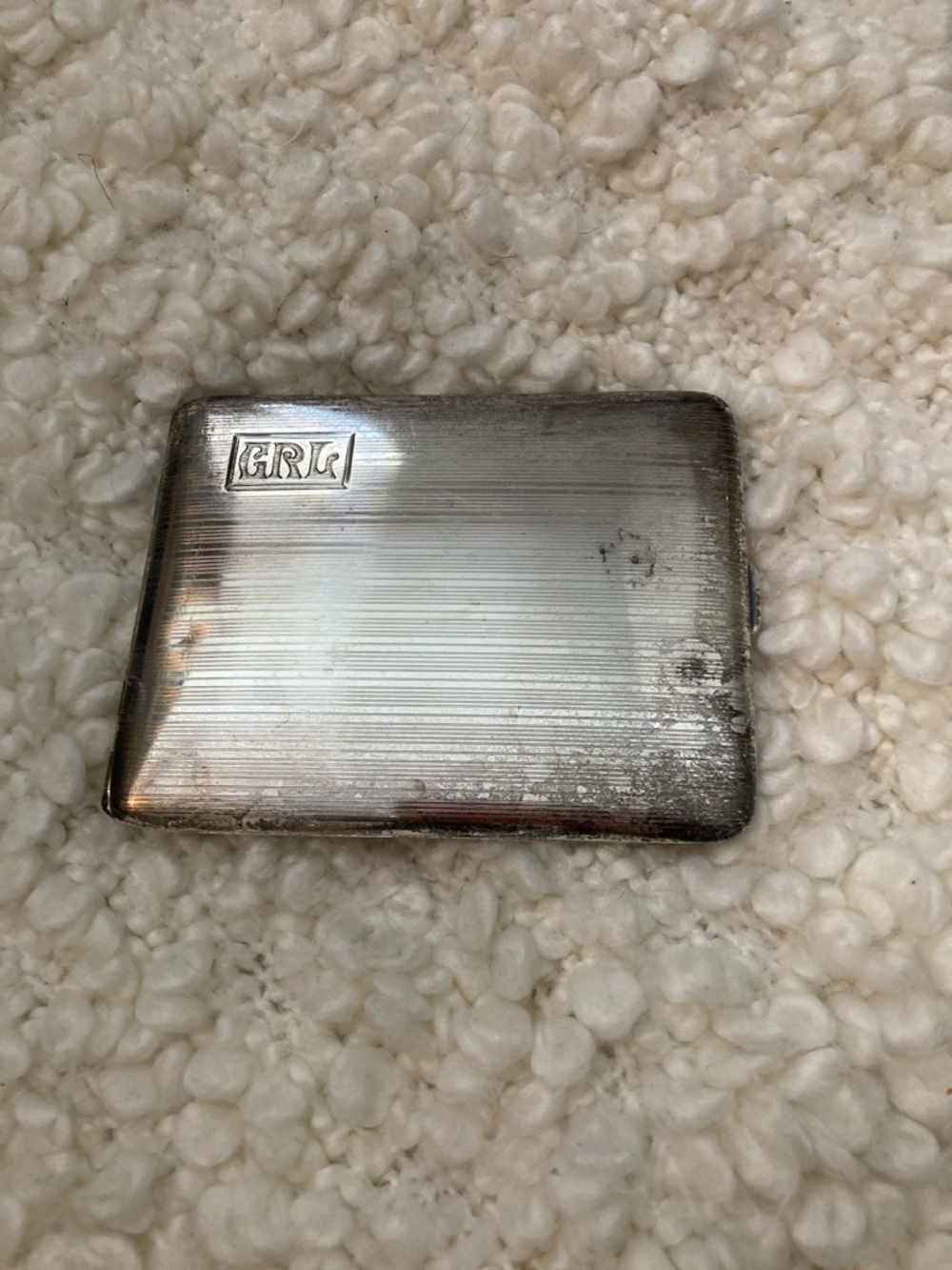 Sterling Silver antique cigarette case